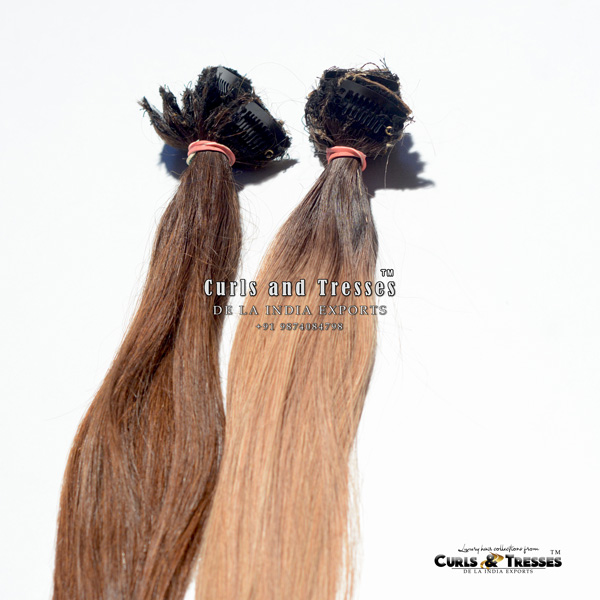 2 streaks / pack, single color, Clip on Streaks hair extensions - Image 4