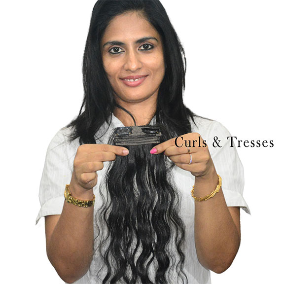 Curly invisible front hair patch - Image 2