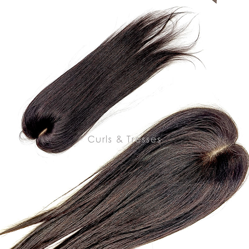 Silk Base human hair topper - Image 5